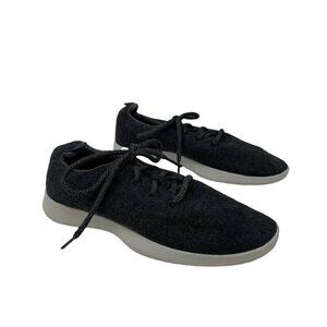 Allbirds 9 Wool Runners Black Lace Up Sneaker Everyday Walking Shoe